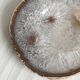 Natural agate catchall tray