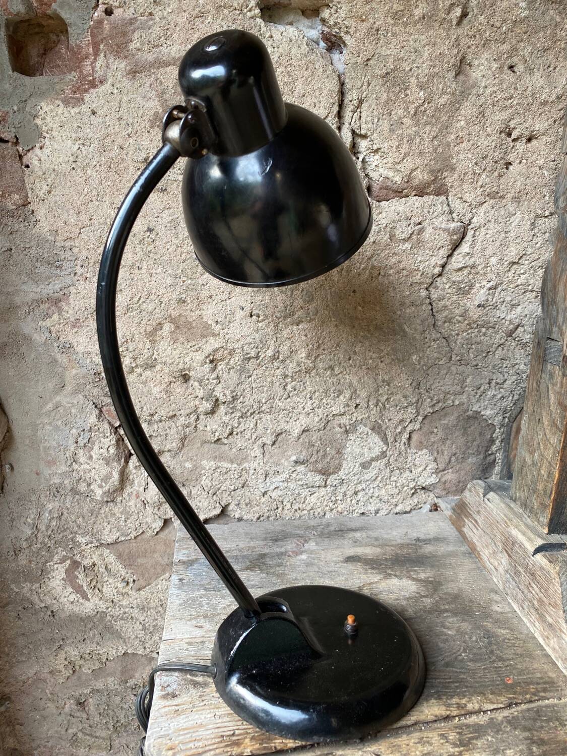 Bauhaus desk lamp by Christian Dell circa 1930