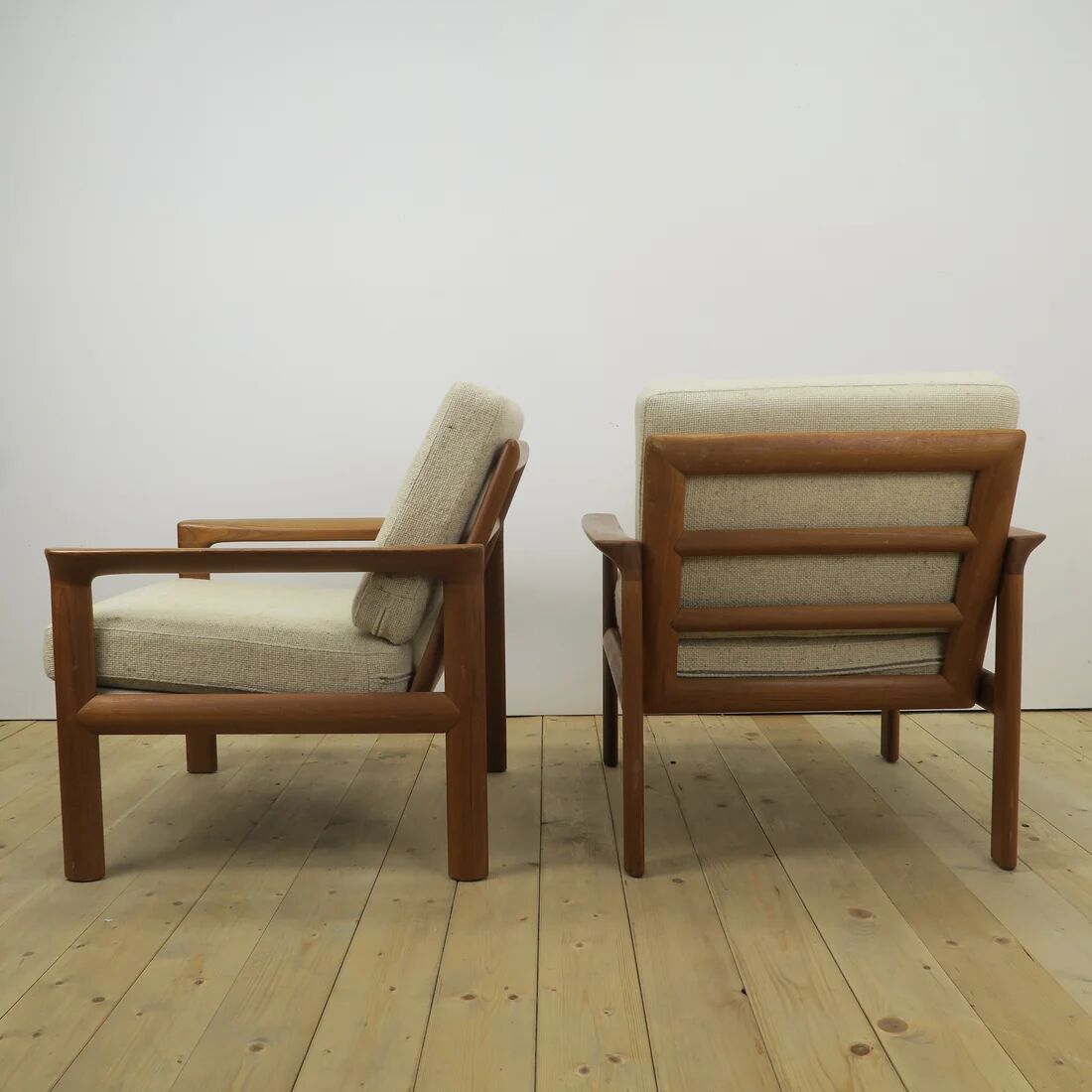 Paire de fauteuils en teck, Komfort Møbler, Danemark 1960
