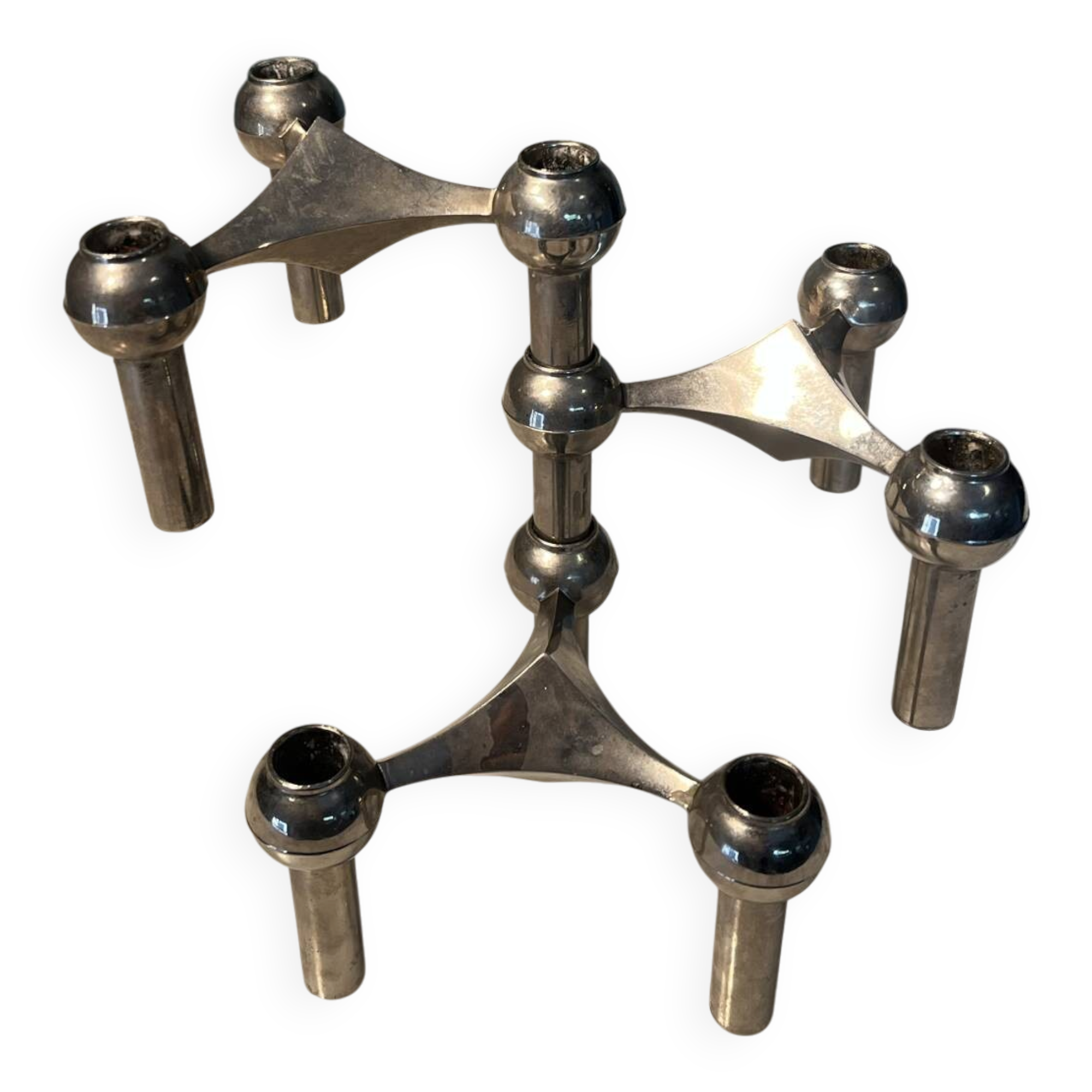 3 Nagel S22 candle holders