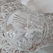 Corbeille à fruits cristal de Bohême