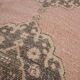 Vintage Turkish hallway rug 85x754 cm