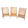 Set of 3 beach chairs