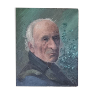 Portrait huile