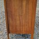 Chest of drawers from the 40s/50s in golden blond walnut 3 drawers feet compass