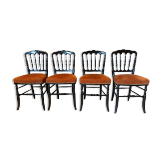 Set of 4 Napoleon III chairs