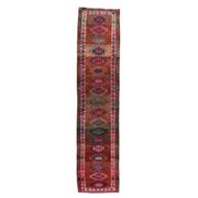 Turkish Hand-Knotted Runner 86x388