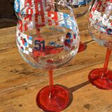 Glasses Pastis 51 rosé pool by six