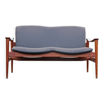 Canapé Loveseat 711 par Fredrik Kayser pour Vatne Lenestolfabrikk, 1960