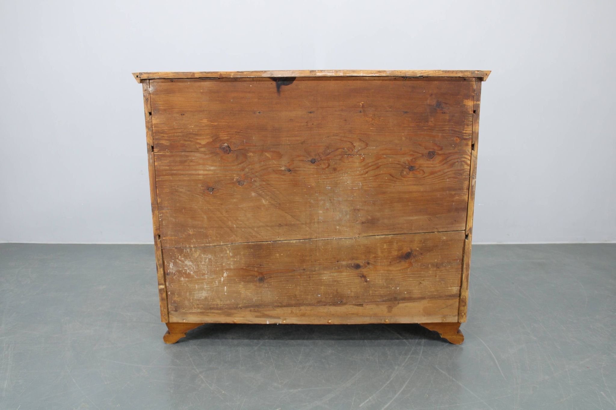 1930s Antique Cabinet with Writing Area in Walnut Finish ,Czechoslovakia