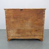 1930s Antique Cabinet with Writing Area in Walnut Finish ,Czechoslovakia