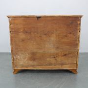 1930s Antique Cabinet with Writing Area in Walnut Finish ,Czechoslovakia