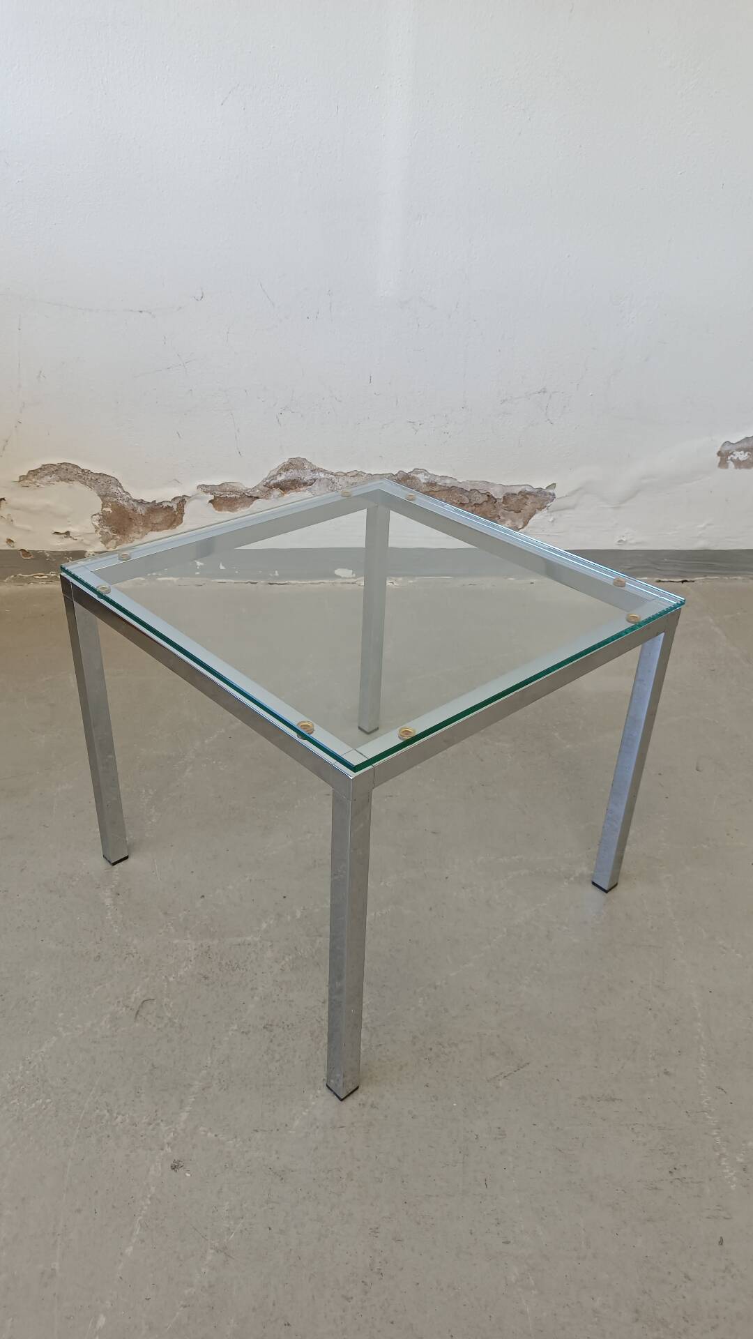 Chrome side table