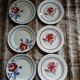 6 assiettes plates anciennes dépareillées