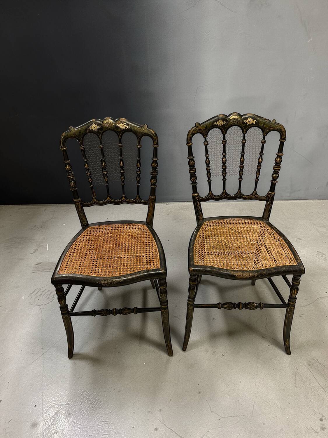 Pair of Napoleon III chairs
