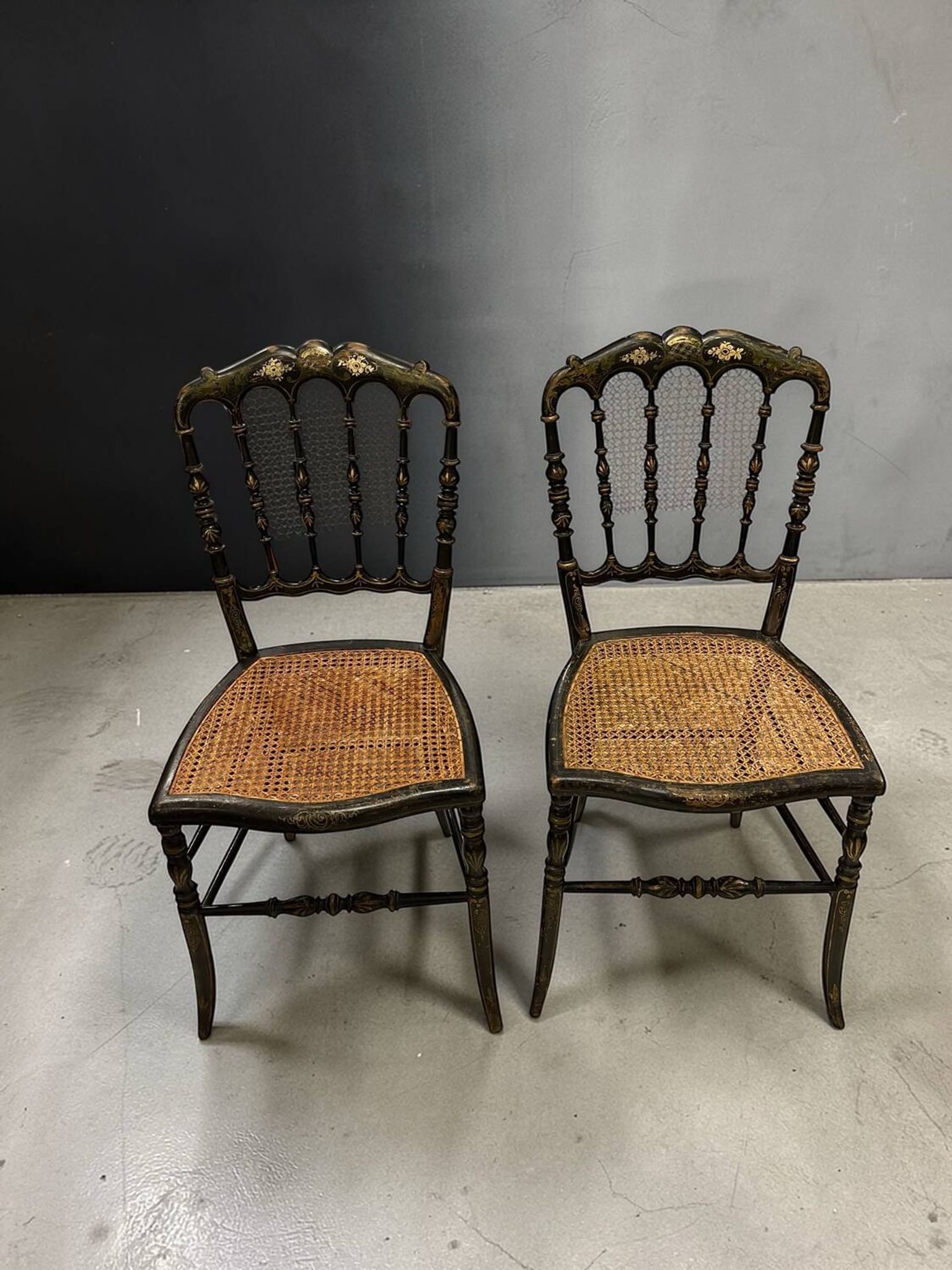 Paire de chaise Napoléon III