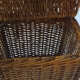 Wicker bread bin - mid-20th century
