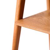 Vintage Scandinavian Nightstand with Angled Legs