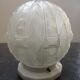Ceiling lamp wall lamp old globe glass paste white model geometric decoration Ø 16 cm Art Deco 1930