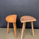Pair of brutalist stools 1950