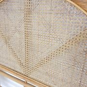 Mid-century rattan head board, 1970's