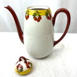 Limoges porcelain cherry coffee maker pourer