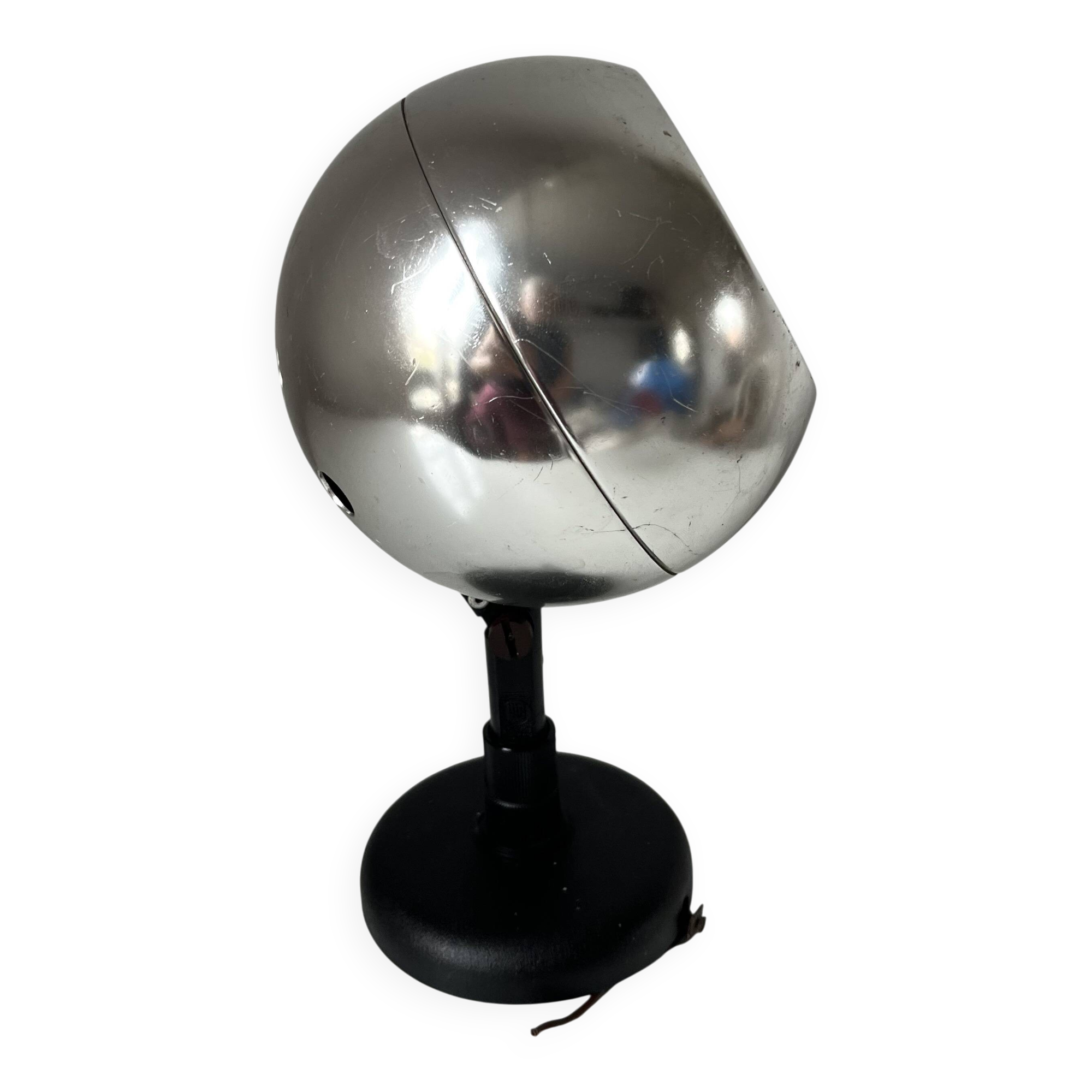 Eyeball Lita chrome metal wall light
