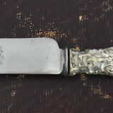 Silver metal cutlery set