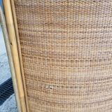 Vintage bamboo and rattan bar