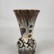 Quimper earthenware vase signed Paul Fouillen
