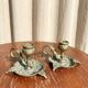 Pair of brass candlesticks