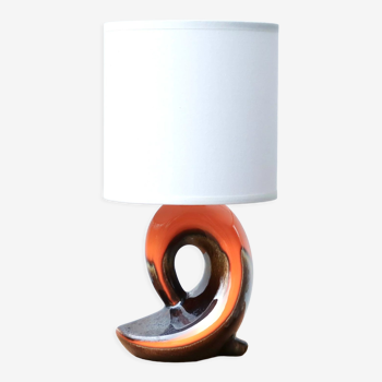 Lampe forme libre en céramique années 60