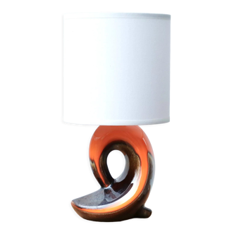 Lampe forme libre en céramique années 60