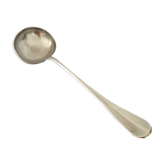 Silverware ladle with initials silvered metal
