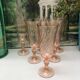 Vintage Rosaline Champagne Flutes