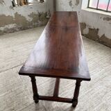 XXL table in solid dark walnut 3m