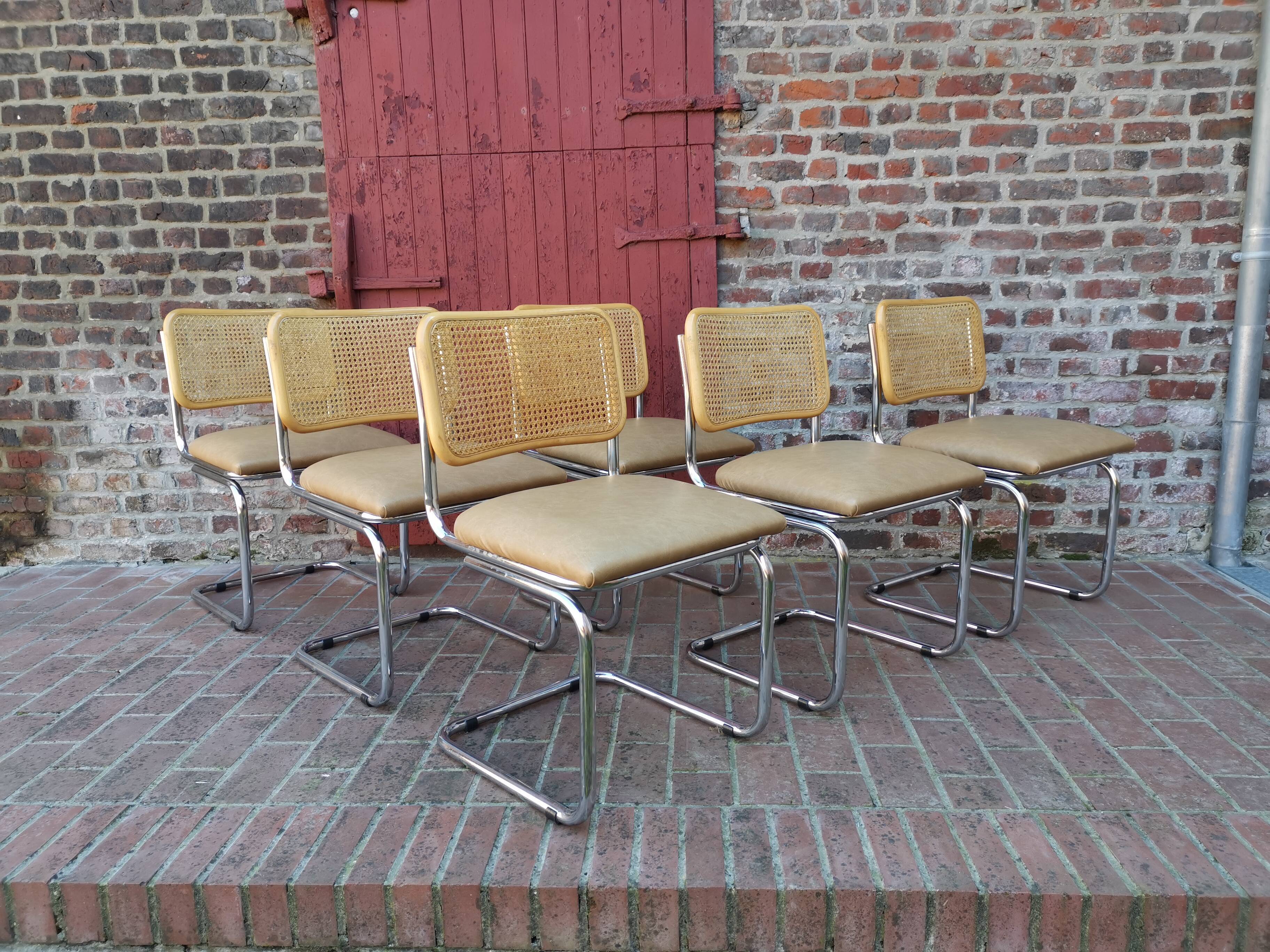 Marcel Breuer Cesca B32 chairs
