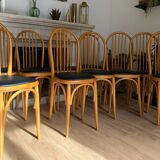 Set of 8 bistro chairs