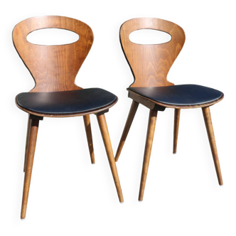 2 baumann v2 black skai chairs