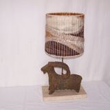 Zoomorphic lamp ram - 60s - 70s