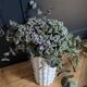 Vintage Italian ceramic cache pot "bamboo"