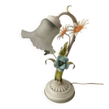 Vintage lamp in metal and glass