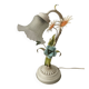Vintage lamp in metal and glass