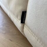 Canapé Togo Ligne Roset Neuf 3pl Alcantara Eggshell