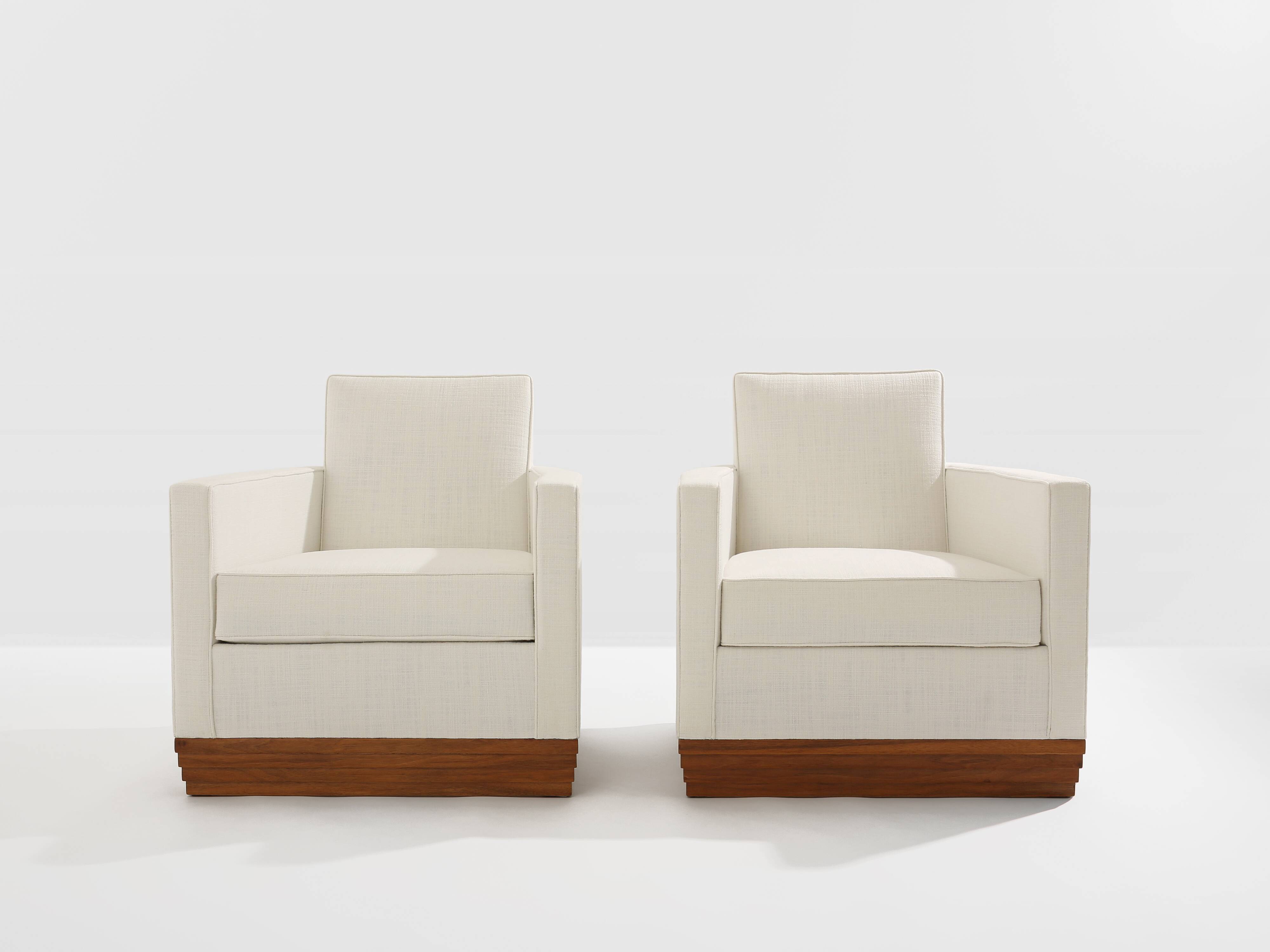 Paire de fauteuils D.I.M. René Joubert & Philippe 1930