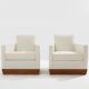 Paire de fauteuils D.I.M. René Joubert & Philippe 1930