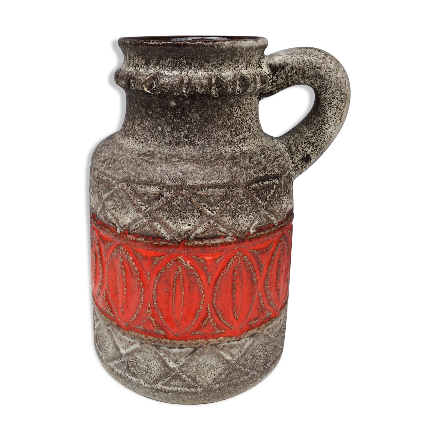 Bay West Germany ceramic pitcher, 1960s