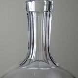 Antique wine decanter, faceted cut crystal