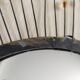 Metal sun mirror, vintage French, 66 cm