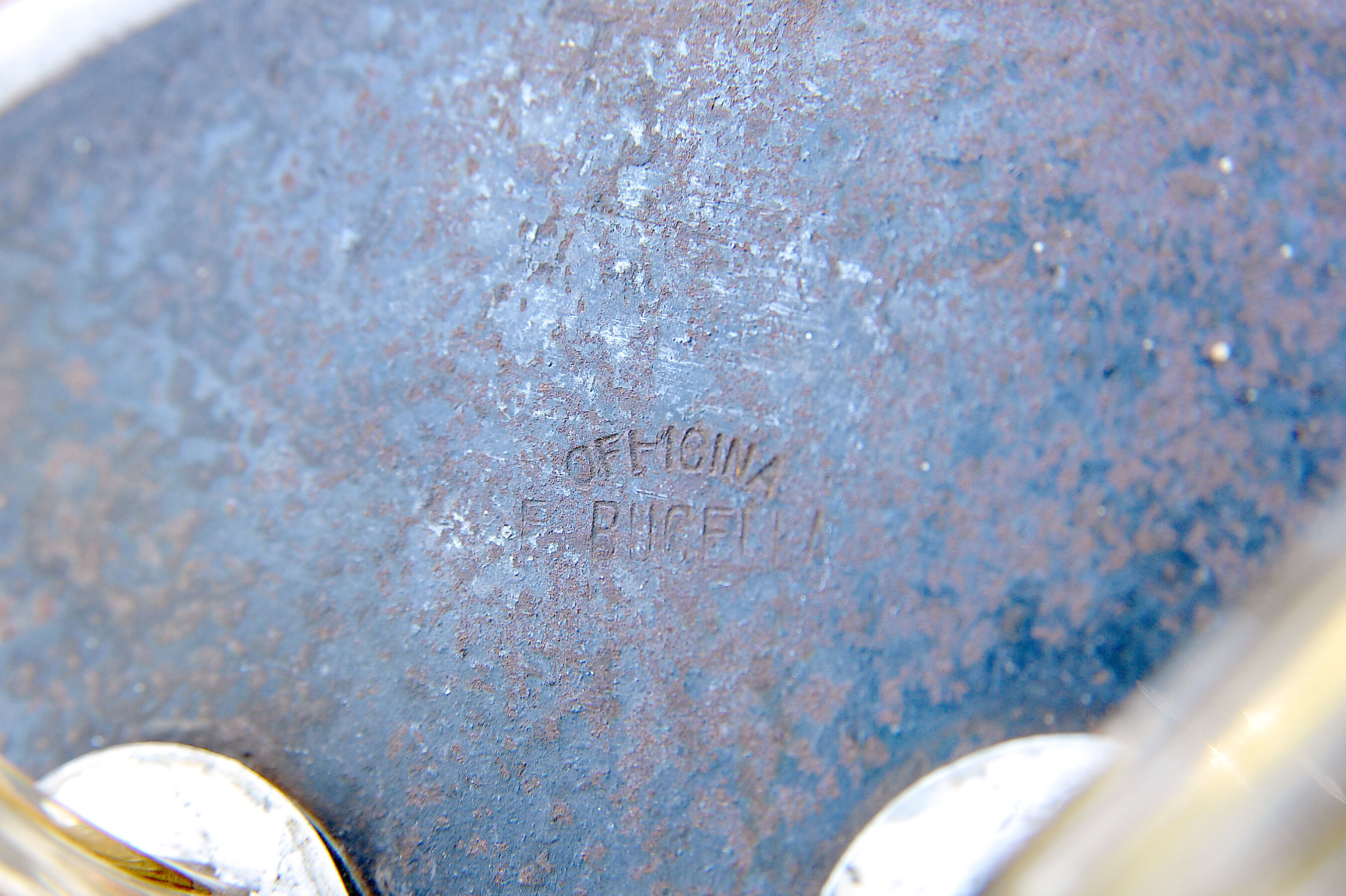 Smoked glass chandelier by Bucella Murano, 1940